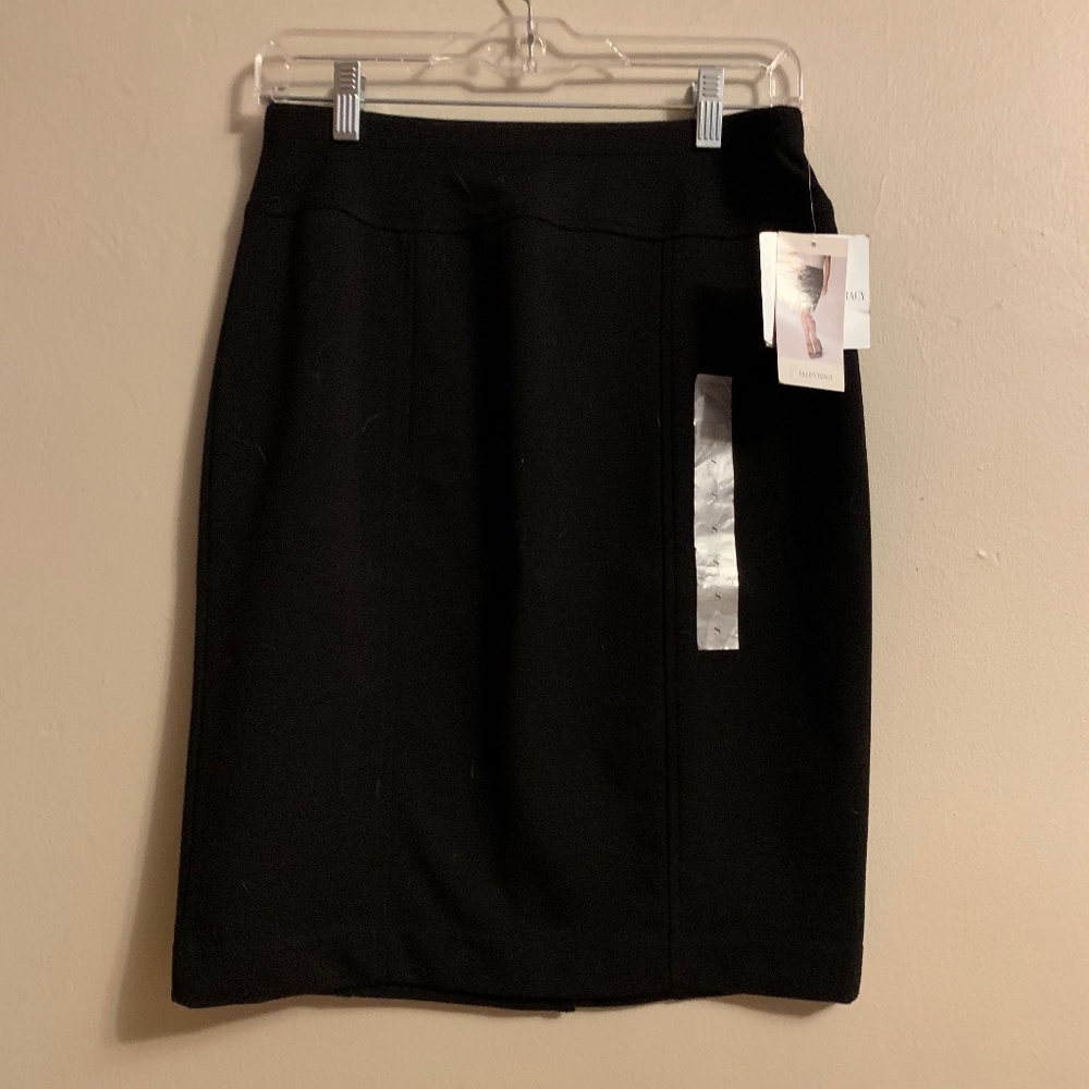Ellen Tracey Black Pencil Skirt NWT